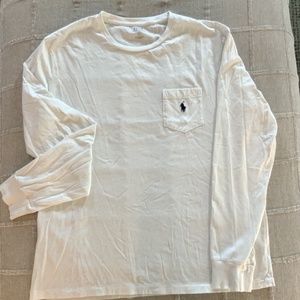 Men’s Ralph Lauren Polo Long Sleeve T-shirt White L